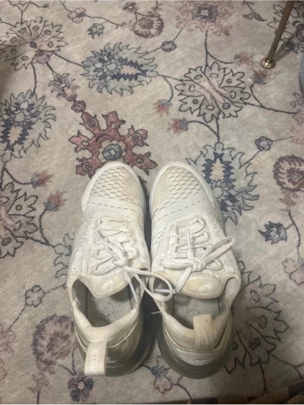 Women’s White Knit Athletic Sneakers